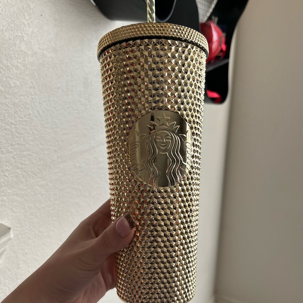 Nwt Starbucks gold tumbler